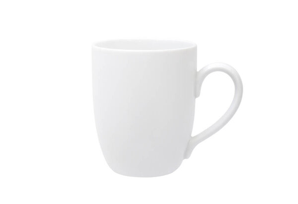 Empty coffee cup or coffee mug isolated on white with clipping path.