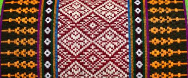 Tayland kumaşı deseni. Tayland 'da yerel bir doku nakış deseni biçimi