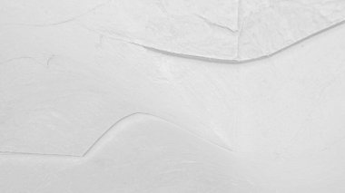 Boş eski beton beyaz, çatı katı tarzı, duvardan doku.