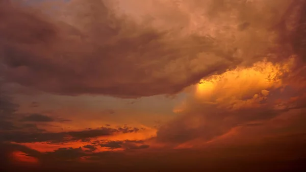 Прекрасний Захід Сонця Схід Сонця Золотому Небі — стокове фото