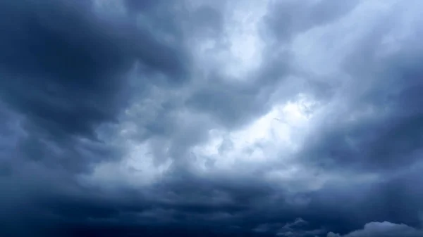 Forman Nubes Lluvia Negra Una Tormenta Está Punto Ocurrir — Foto de Stock