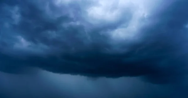 Black Rain Clouds Forming Storm Occur — Stock Photo, Image