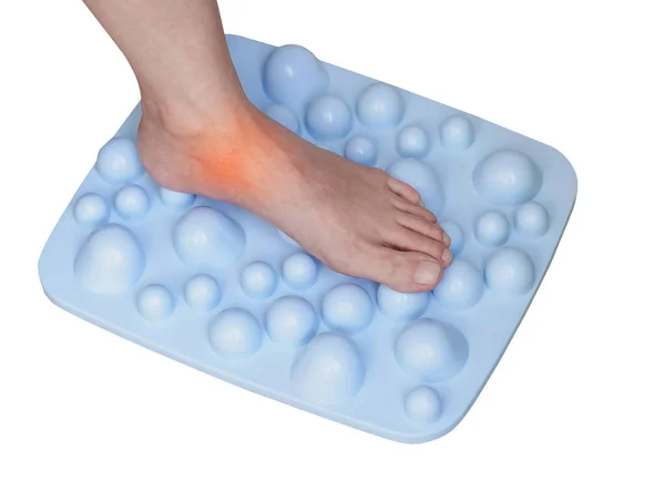 Masážní Podložka Pro Nohy Masáž Chodidel Zmírňuje Bolest Chodidel Měkké — Stock fotografie