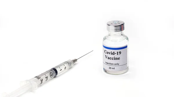 Єкції Вакцин Шприців Використовується Профілактики Імунізації Covid Ncov 2019 Медицина — стокове фото