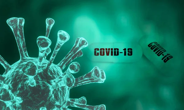 Спалах Вірусу Корони Концепція Ковадлової Пандемії — стокове фото