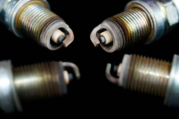 Tuercas Metal Tornillos Conjunto Cables Eléctricos Nuevos —  Fotos de Stock