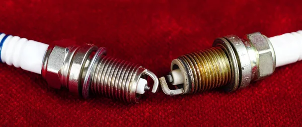 Metal Nuts Screws Set New Electrical Cables Stock Image