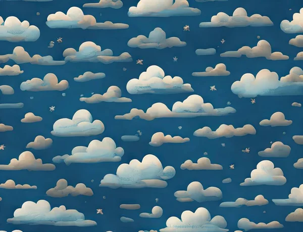 clouds, sky, cloud, rain, weather, abstract blue background, vector illustration