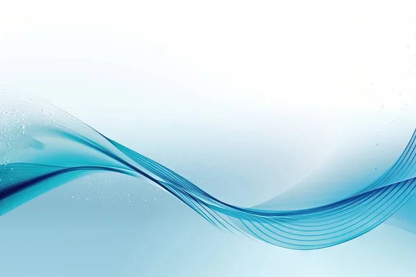 abstract blue background with smooth waves
