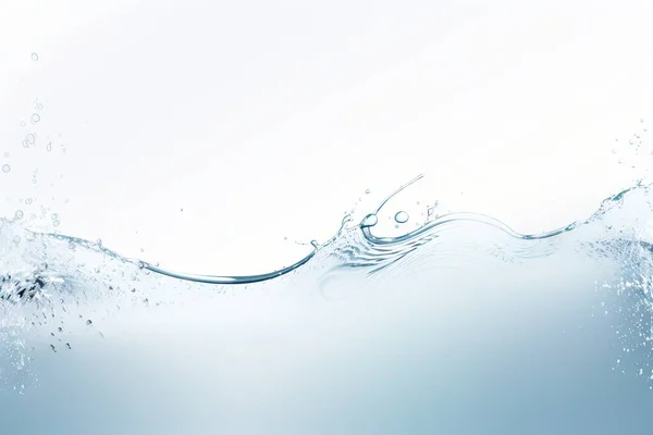 water splash on white background