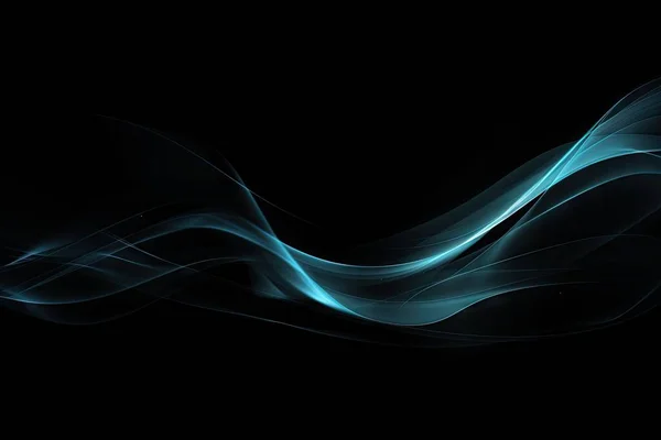 abstract background with smoke waves
