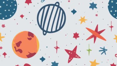 elle çizilmiş vektör desen.