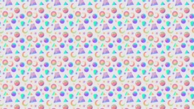 soyut çiçek, vektör çizim ile Dikişsiz desen