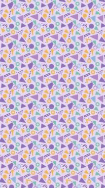 soyut kaleydoskop kumaş dikişsiz arkaplan, vektör illüstrasyonu