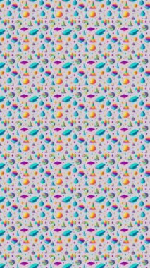 Altıgen desenli modern renkli arkaplan