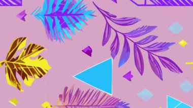 soyut yaratıcı tropikal palmiye ağacı arkaplanı.