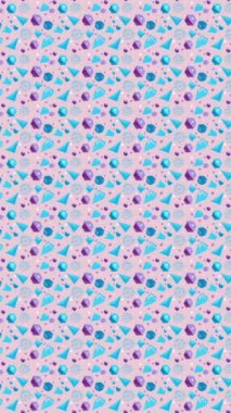 Altıgen desenli modern renkli arkaplan