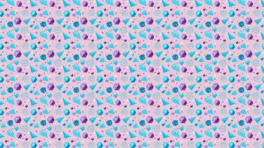 Geometrik elementlerle kusursuz soyut arkaplan