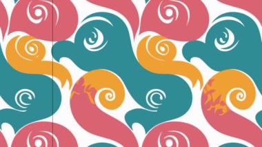 akışkan renk elementleriyle modern soyut model arkaplanı