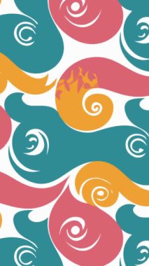 Tasarımınız için kopyalama alanı olan soyut renkli desen