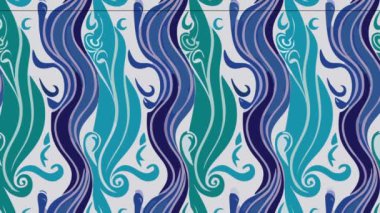 İle Seamless Modeli el çekilmiş dalgalar