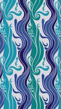 Soyut dalga satırları seamless modeli