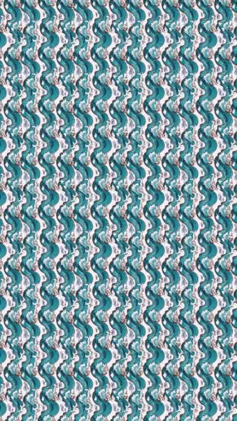 Abstracte Achtergrond Textuur Patroon Blauw — Stockvideo