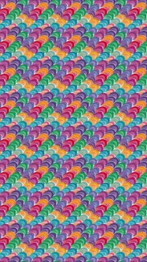 soyut geometrik renkli seamless modeli. vektör çizim