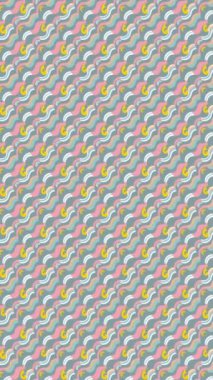 soyut geometrik renk desenli vektör çizimi