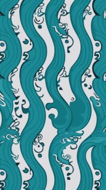 Mavi dalgalı soyut arkaplan