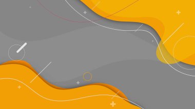 soyut küçük dinamik dalga arkaplanı, çakışan şekil dekorasyonu