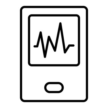 MP4 oynatıcı simgesi düzenlenebilir vuruşla aynı hizada. Düzenlenebilir vuruş ile satır biçimi müzik çalar simgesi