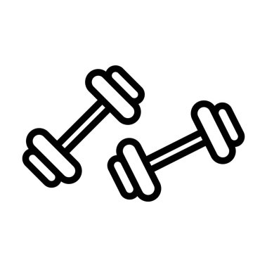 Dumbbell icon. Icon about fitness clipart