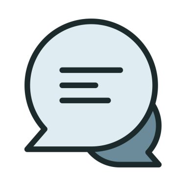 Chat icon. Icon about the conversation clipart