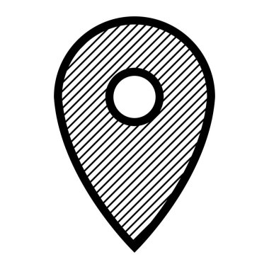 GPS simgesi. Konum noktası simgesi