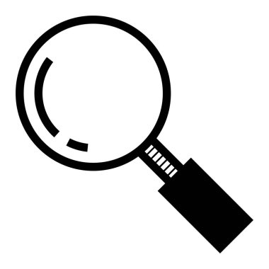 Simge aranıyor. Büyütme cam simgesi