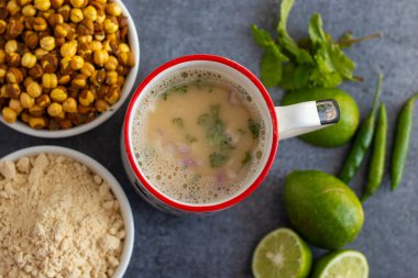 Sağlıklı içeceğin seçici odağı 