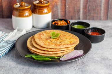 Paneer ka paratha baharatlı süzme peynirle dolu yumuşak, doldurulmuş bir Hint ekmeğidir. Kahvaltı ya da öğle yemeği için mükemmeldir..