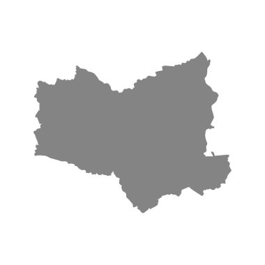 Mantar şehir haritası silueti basit ve düzenlenebilir. Vektör illüstrasyonu