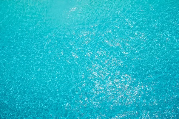 Agua Azul Del Océano Vista Aérea Agua Mar Transparente Los —  Fotos de Stock