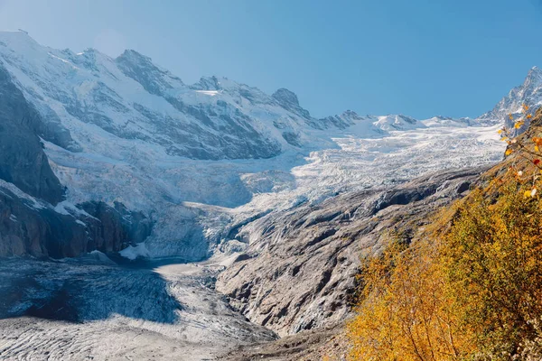 Скелясті Гори Льодовиком Пік Гірського Льодовикового Льодовика Сполучених Штатах Америки — стокове фото
