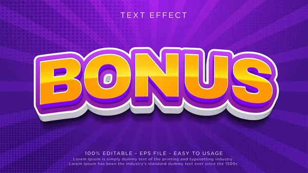 Bonus 3d kalın düzenlenebilir metin efekti