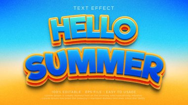 Merhaba yaz düzenlenebilir metin efekti