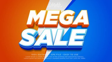 Düzenlenebilir metin efekti satışı, Mega satış modeli şablonu