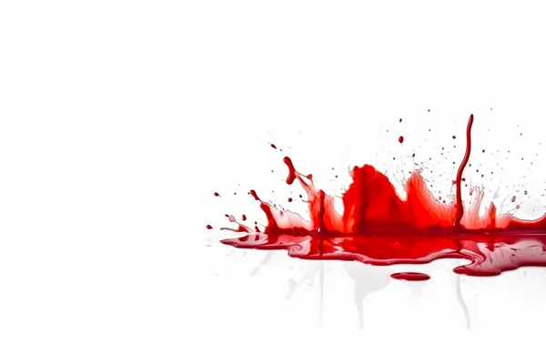 Blood Stains Dripping Isolated White Background Halloween Scary Horror Concept Royalty Free Stock Photos