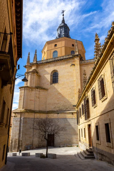Catedral Segovia Catedral Católica Estilo Gótico Plaza Mayor Segovia España — Foto de Stock