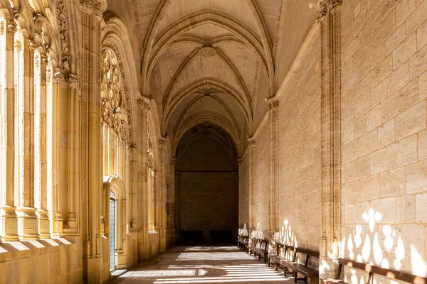 Segovia Spagna Chiostro Della Cattedrale Segovia Stile Gotico Fiammeggiante Con — Foto Stock