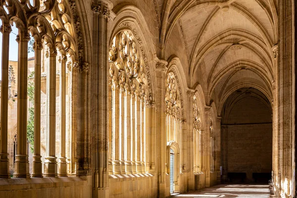 Segovia Spagna Chiostro Della Cattedrale Segovia Stile Gotico Fiammeggiante Con — Foto Stock