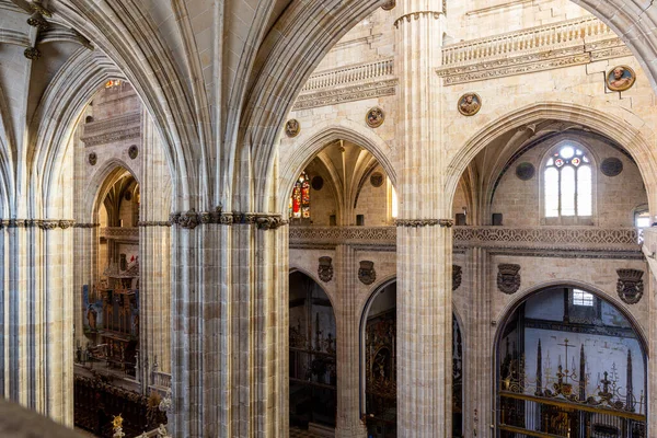 Salamanca Spagna Vecchia Cattedrale Salamanca Catedral Vieja Vista Interna Della — Foto Stock