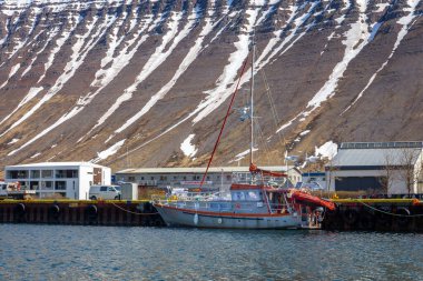 Isafjordur, İzlanda, 23.05.22. Alüminyum keşif gezisi yatı 